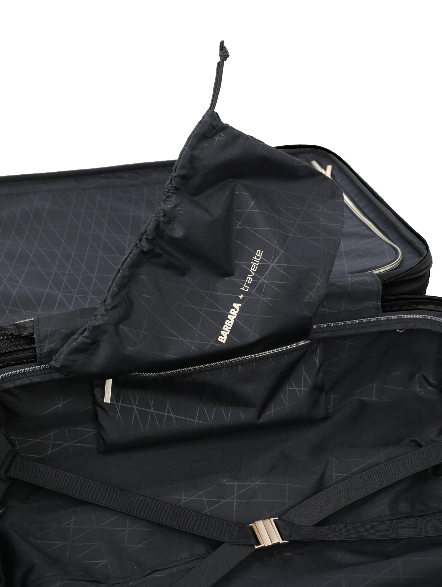 Travelite Travelite Barbara Novelty S 38L 4w handbagage-trolley zwart