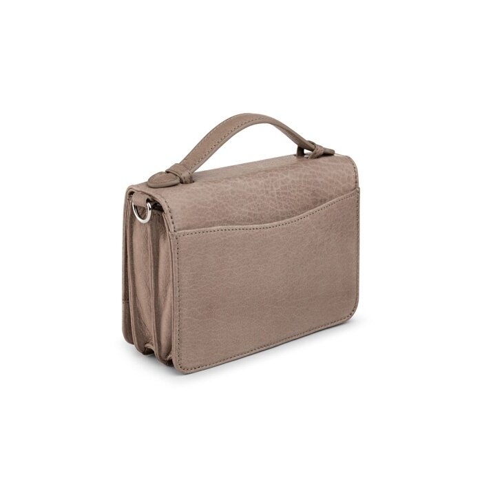 BAG2BAG BAG2BAG Berlin schoudertasje grijs/taupe zilver