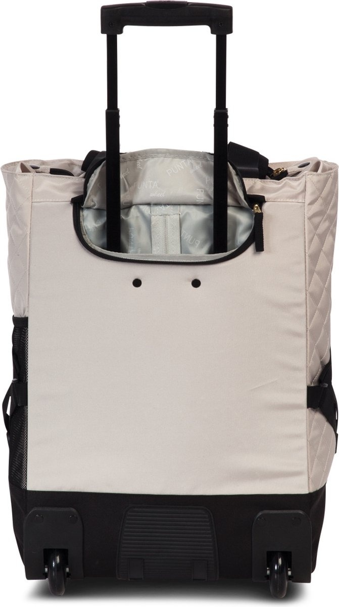 Punta Wheel Classy boodschappentrolley wit