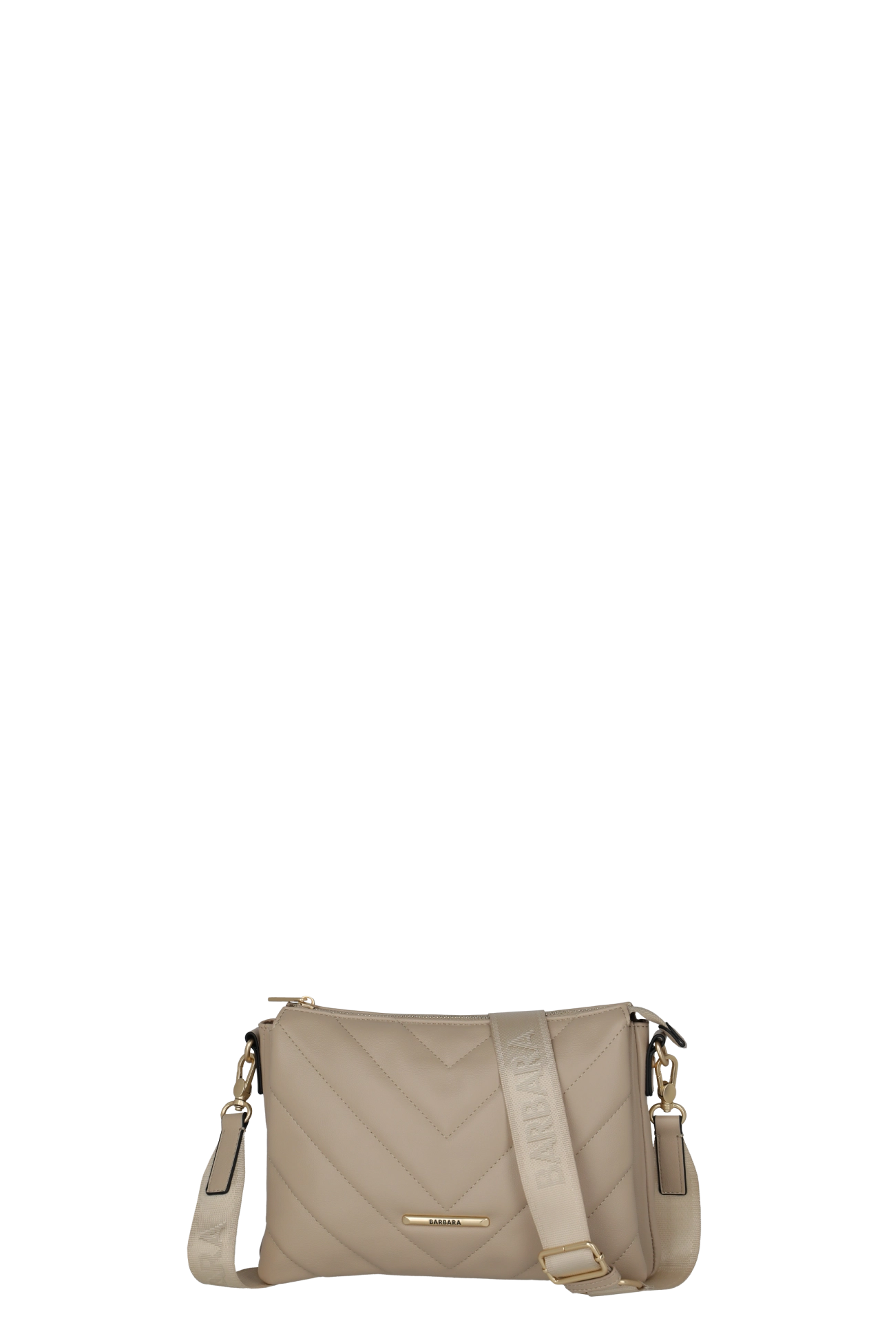 Travelite Travelite Barbara Cozy 3-vaks schoudertas Trio zand