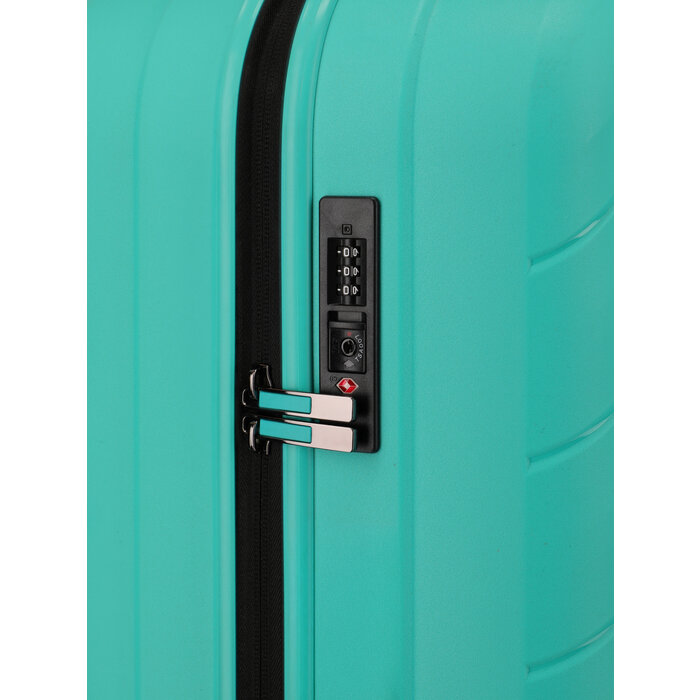 Travelite Travelite Burano S 55cm-42l handbagage trolley aqua