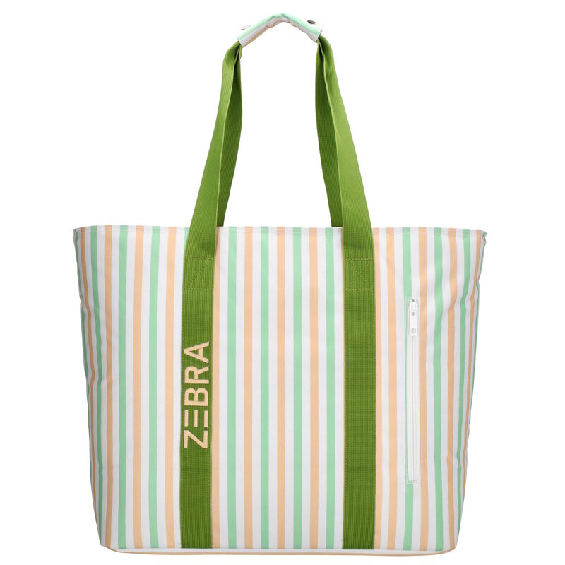 Zebra Trends Zebra Trends Sally strandtas-koeltas retro stripes