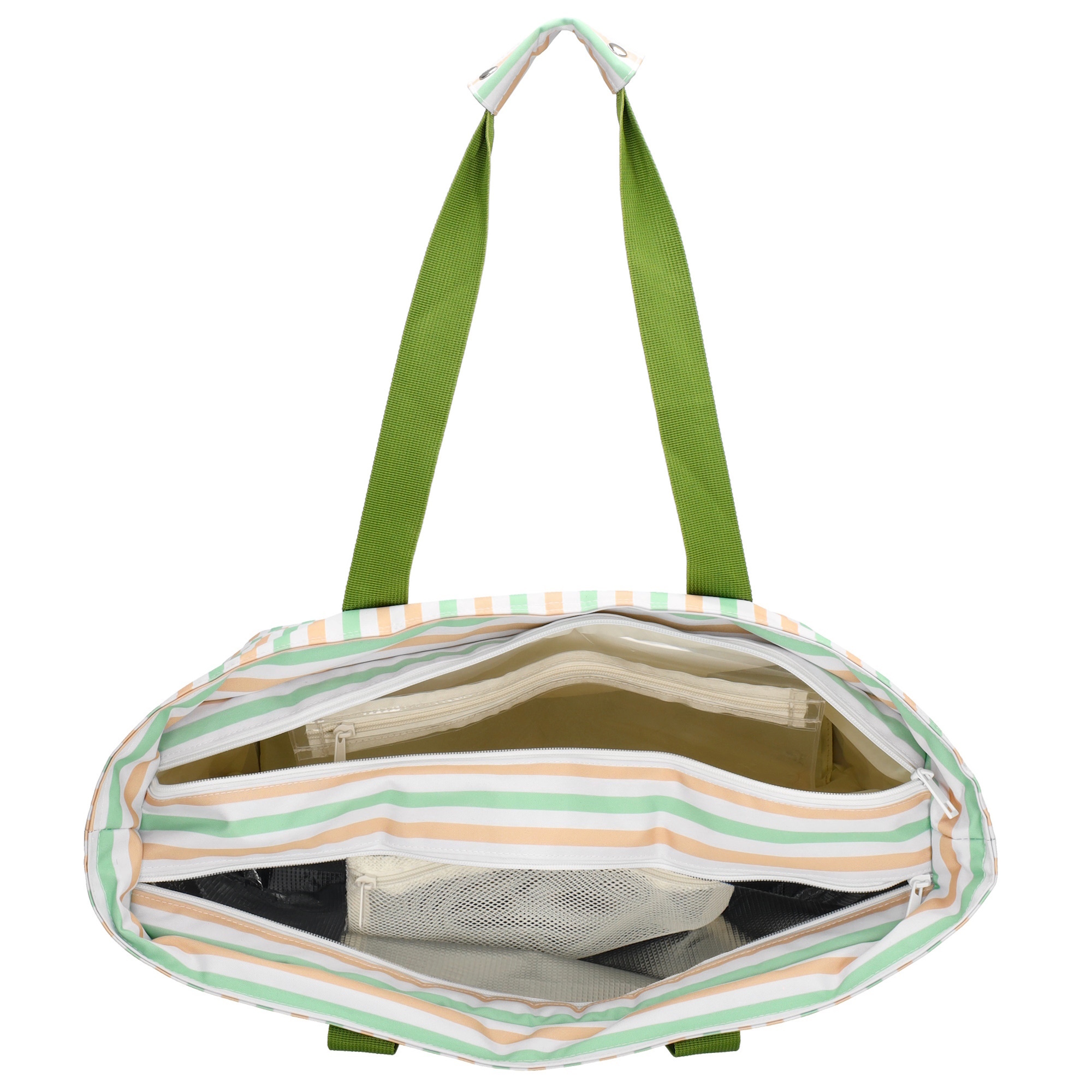 Zebra Trends Zebra Trends Sally strandtas-koeltas retro stripes