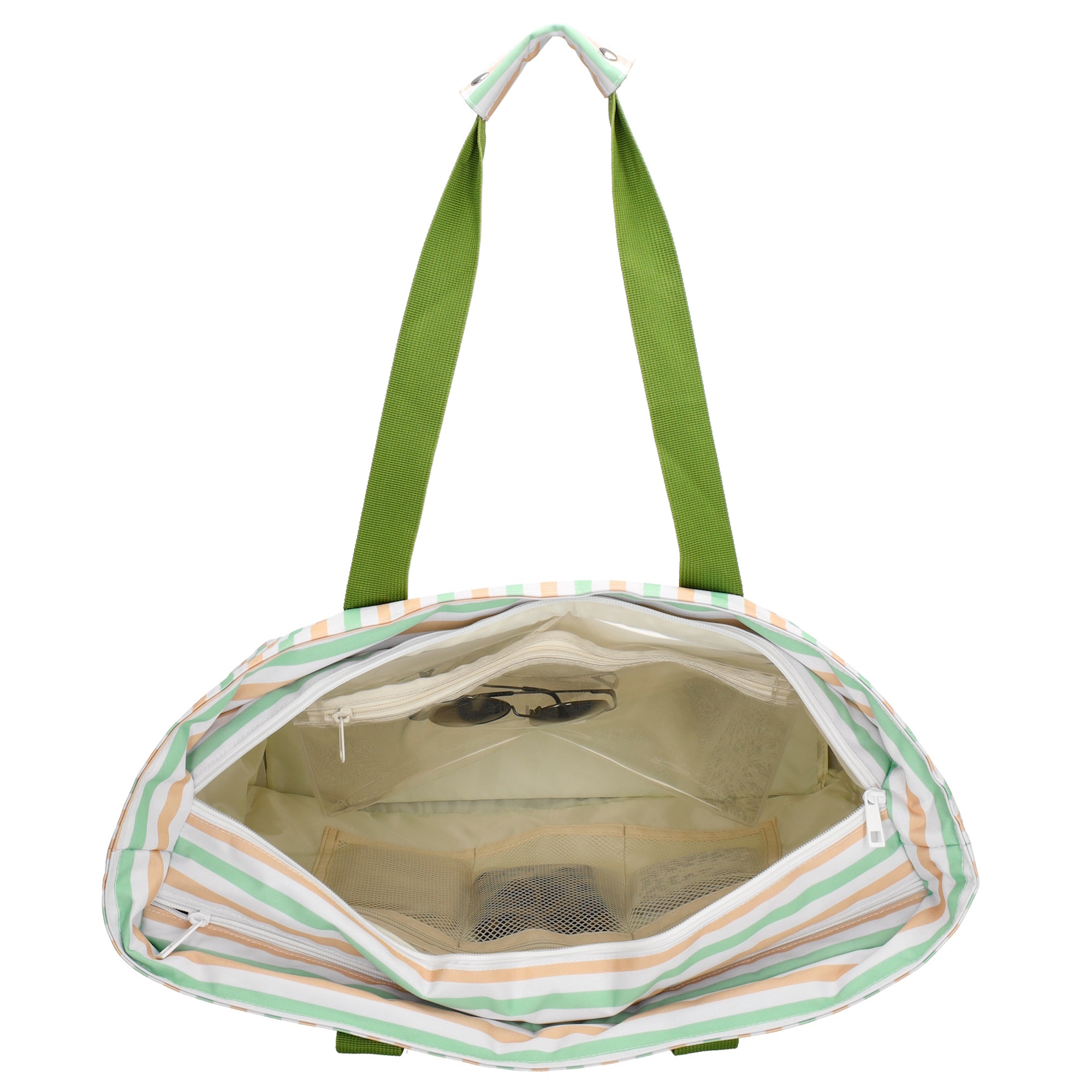 Zebra Trends Zebra Trends Sally strandtas-koeltas retro stripes