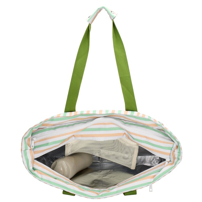 Zebra Trends Zebra Trends Sally strandtas-koeltas retro stripes
