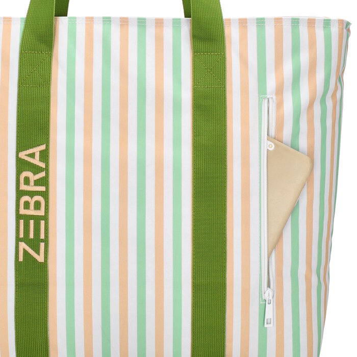 Zebra Trends Zebra Trends Sally strandtas-koeltas retro stripes