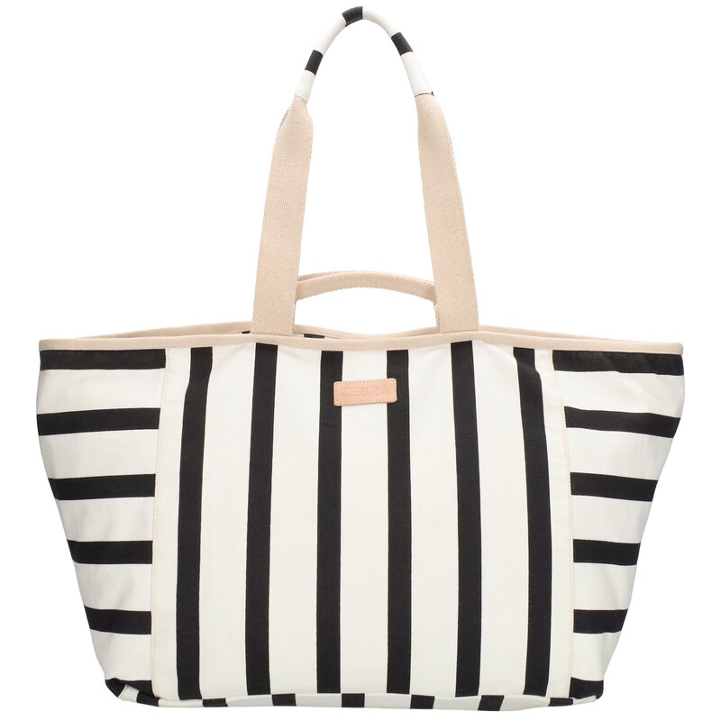 Zebra Trends Zebra strandtas black white