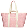 Zebra Elise strandtas pink boho