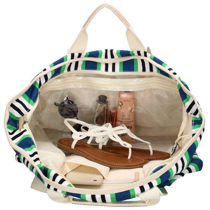 Zebra Trends Zebra Elise strandtas stripes