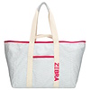 Zebra Elise strandtas light blue