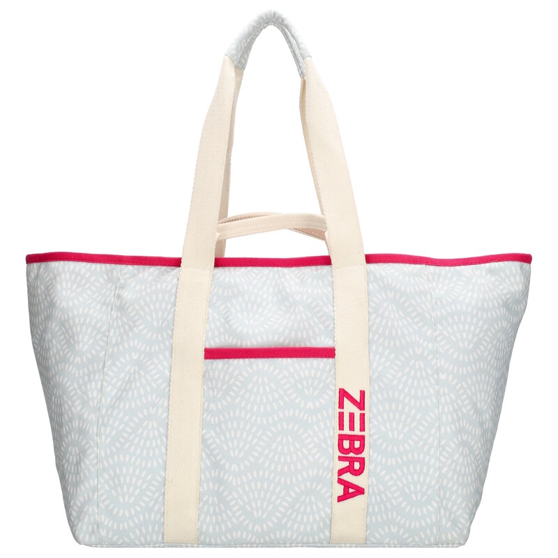 Zebra Trends Zebra Elise strandtas light blue