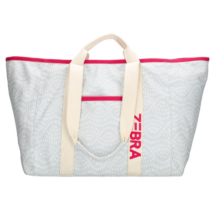 Zebra Trends Zebra Elise strandtas light blue