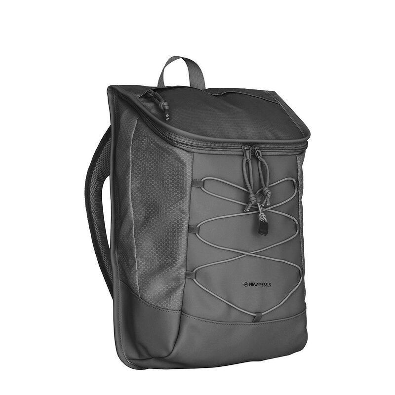 New Rebels New Rebels Trondheim Valon 15.6" laptop rugtas grijs