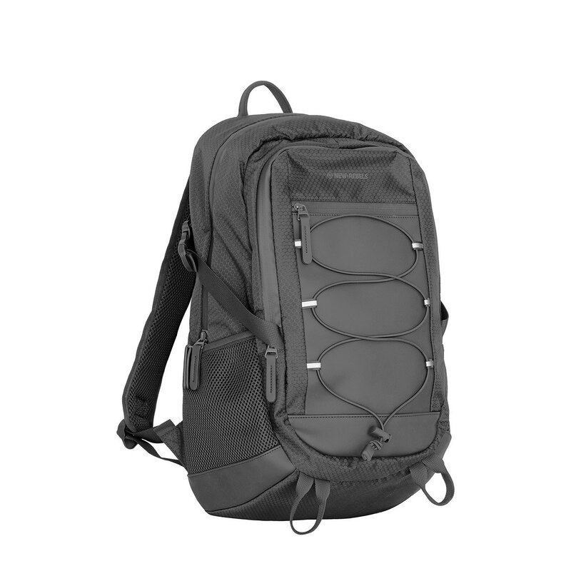 New Rebels New Rebels Trondheim Hurlock 15.6" laptop rugtas grijs
