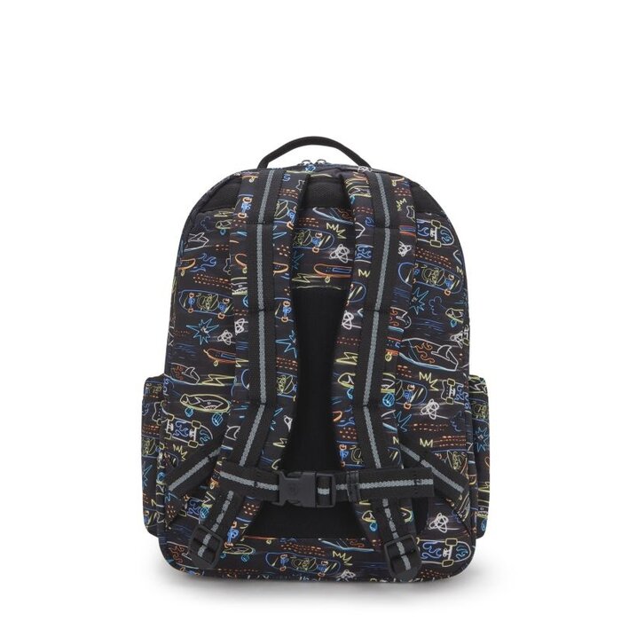Kipling Kipling Seoul College Extra 32L-15.6" laptop-rugzak neon skate