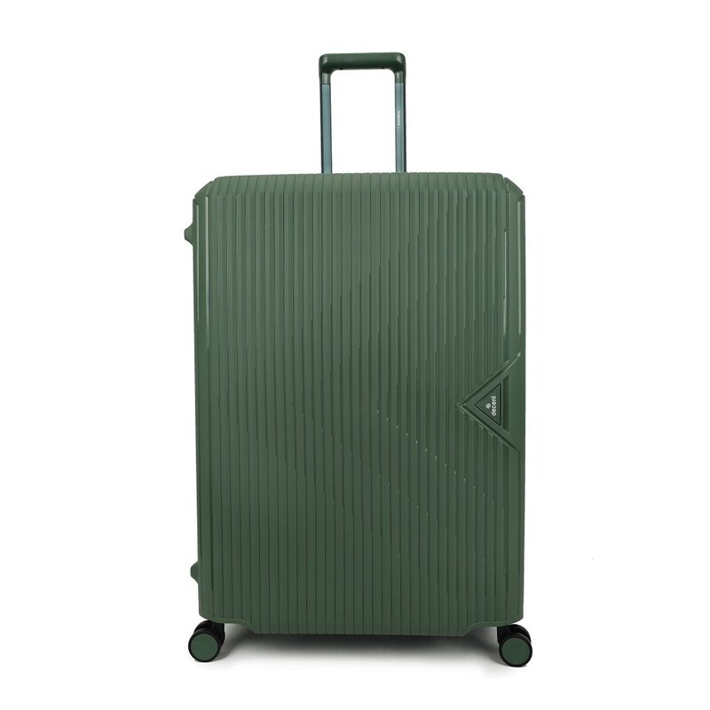 Decent Decent Smart 77cm-120L 4-wiel reiskoffer olijf groen