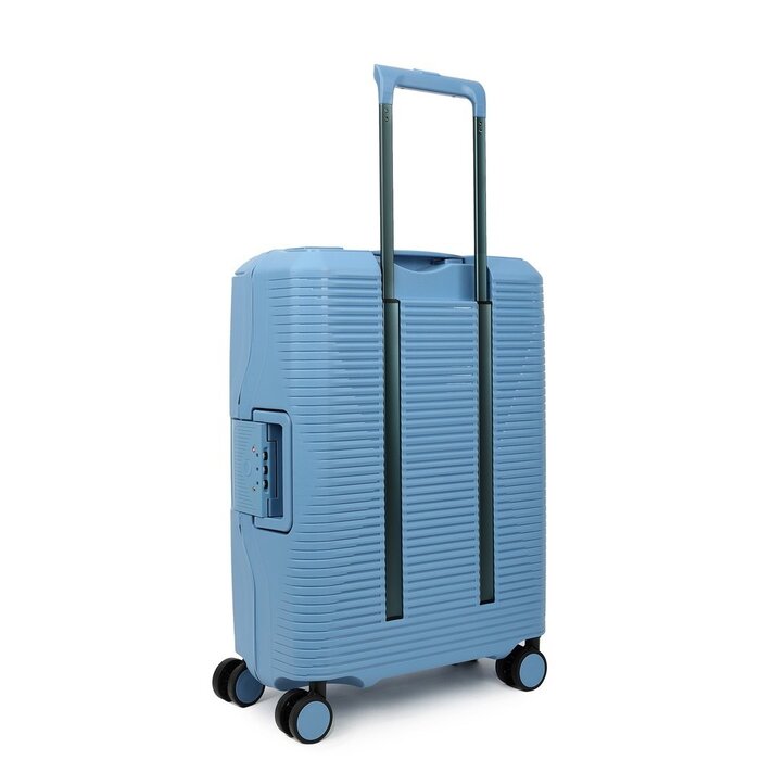 Decent Decent Smart 55x40x20cm-40L handbagage-koffer licht blauw