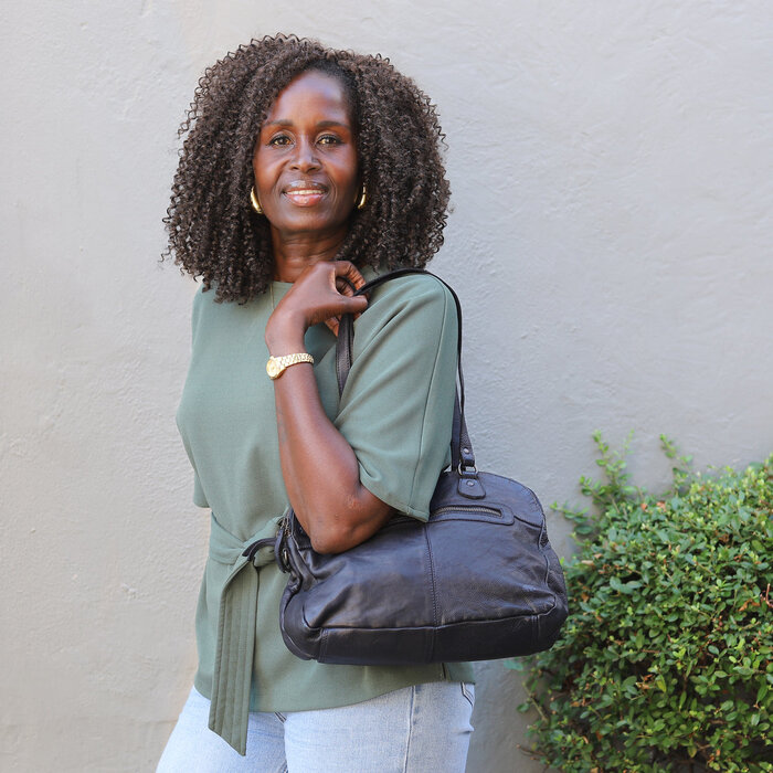 Bear Design Bear Design Lieke leren damestas  bruin