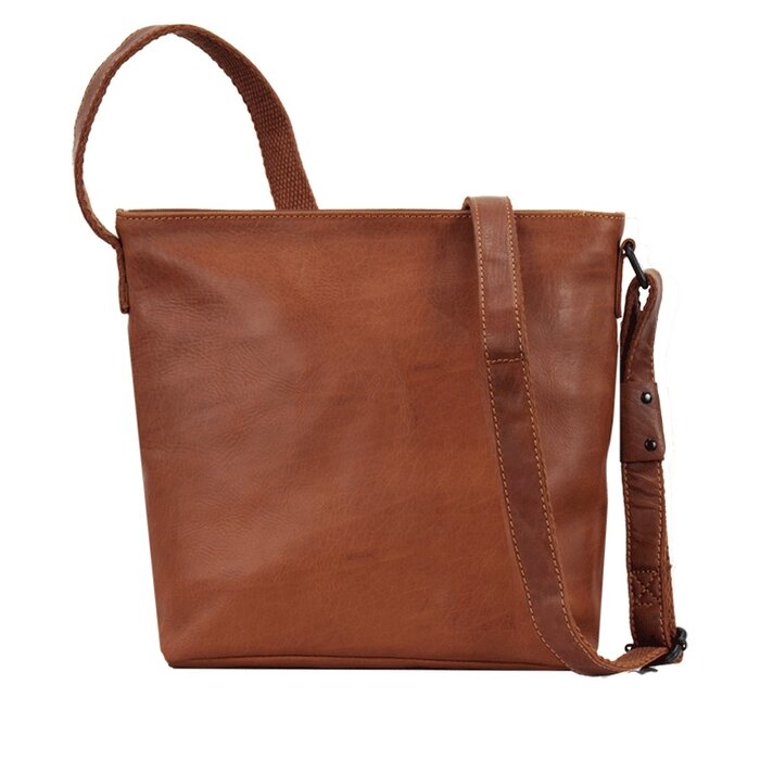 Saccoo Saccoo Caracas pull-up Grenada schoudertas cognac