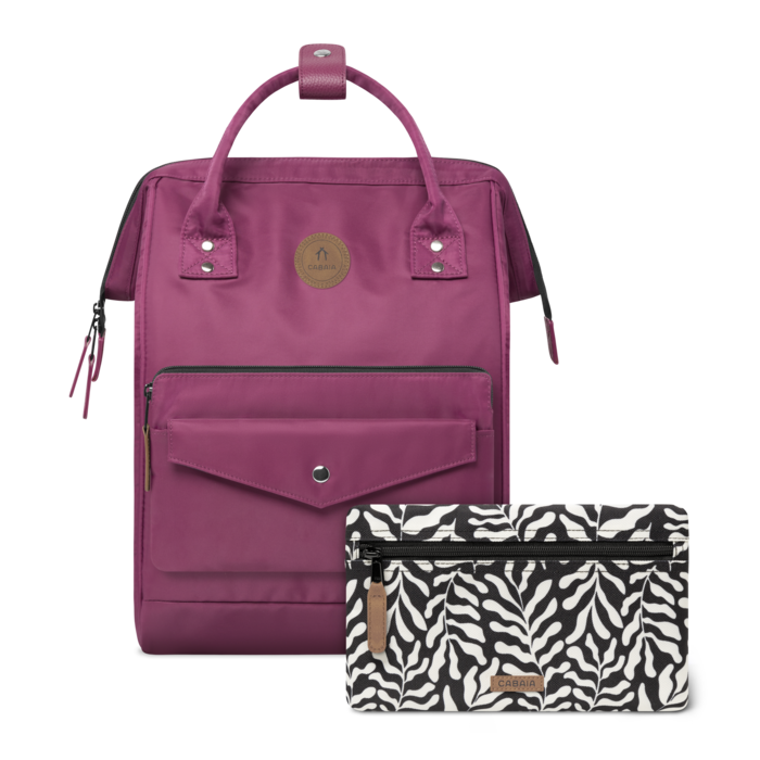 Cabaia Cabaia Adventurer M 14" laptop-rugtas Bridgetown purple