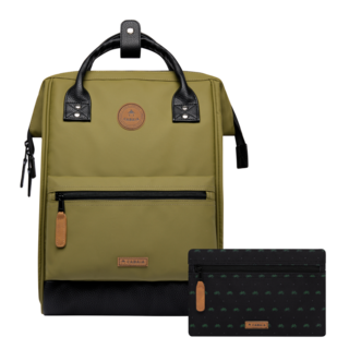 Cabaia Adventurer M 14" laptop-rugtas Grenoble kaki