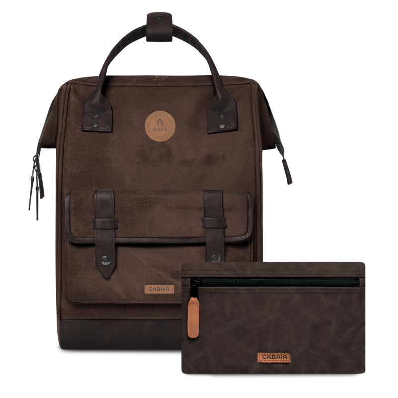 Cabaia Cabaia Adventurer M 14" laptop-rugtas Soyo brown