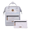 Cabaia Adventurer M 14" laptop-rugtas Rennes silver