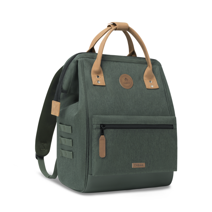 Cabaia Cabaia Adventurer M 14" laptop-rugtas Kuito green x camel