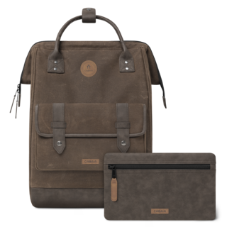 Cabaia Adventurer L 15.4" laptop-rugtas Soyo brown
