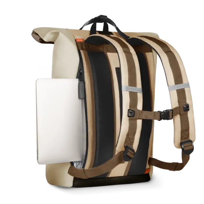 Cabaia Cabaia Explorer TU 15.6" laptop-rugtas Cap Breton beige