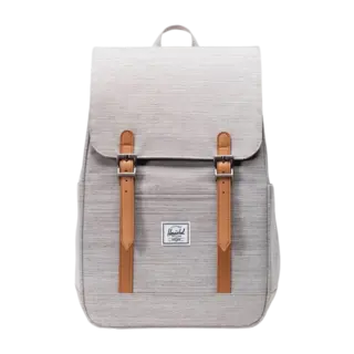 Herschel Retreat small 14" laptop-rugtas 17L light grey crosshatch