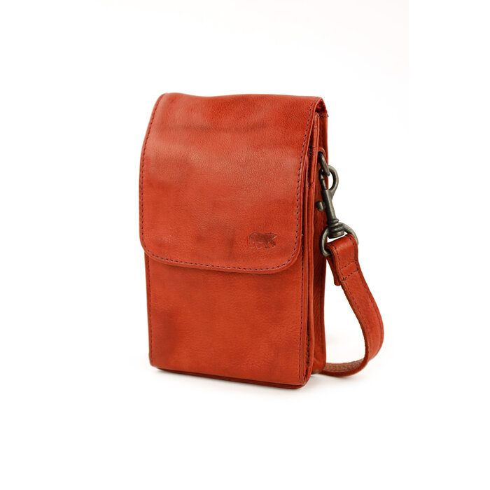 Bear Design Bear Design Robbie 2.0 telefoon-schoudertasje rood
