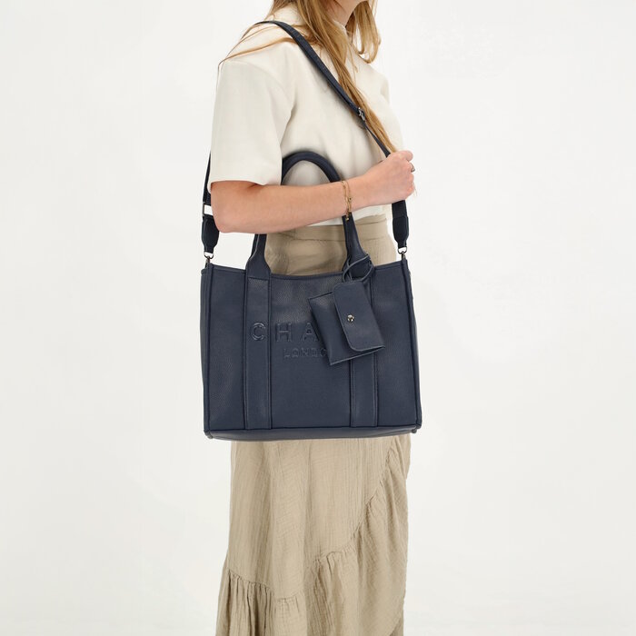 Charm London Charm London Bond middelgrote shopper navy