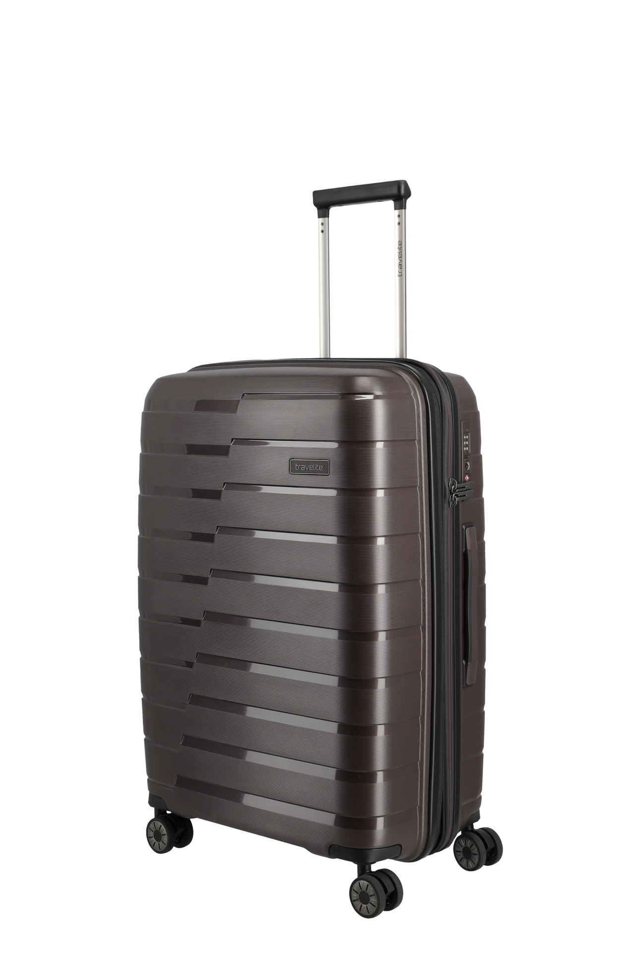 Travelite Air Base M 4-wiel trolley 71-82L Coffee
