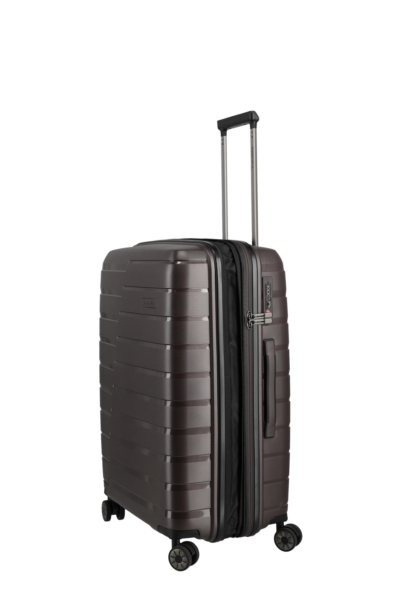 Travelite Air Base M 4-wiel trolley 71-82L Coffee