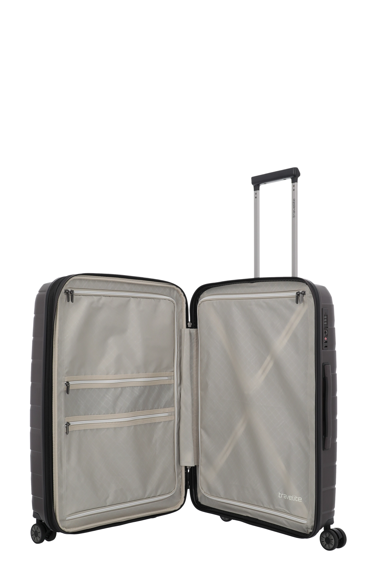 Travelite Air Base M 4-wiel trolley 71-82L Coffee