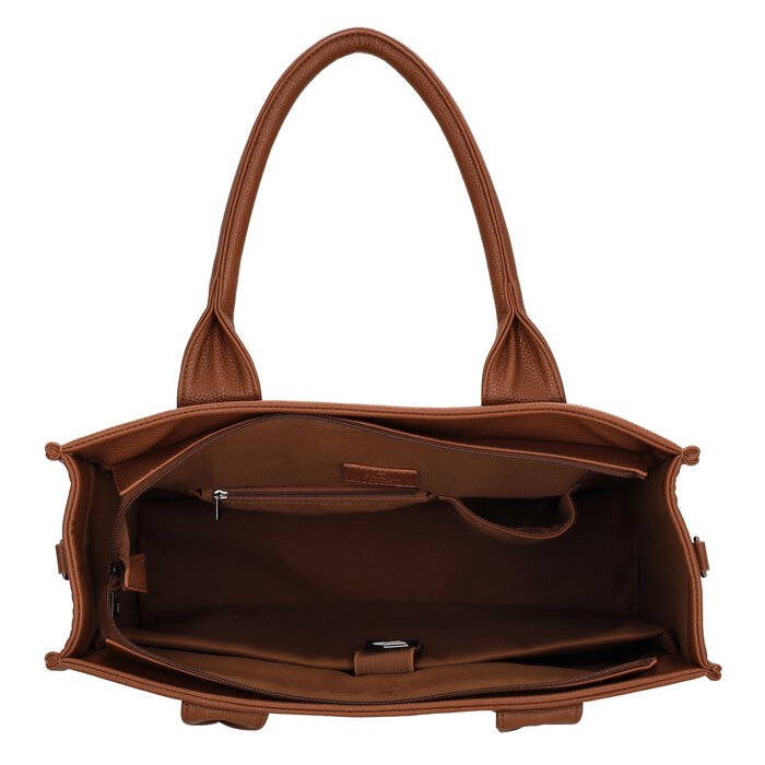 Charm London Charm London Bond Laptoptas 15,6 inch  bruin