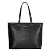 Charm London Midwood 15" laptop-shopper croco zwart