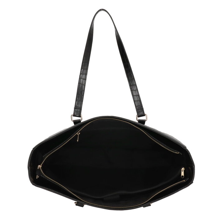 Charm London Charm London Midwood 15" laptop-shopper croco zwart
