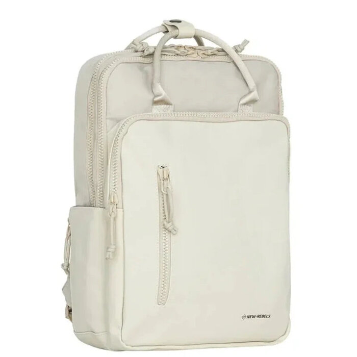 New Rebels New Rebels Milwaukee Bruce 15.6" handel backpack beige