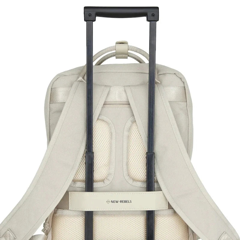 New Rebels New Rebels Milwaukee Bruce 15.6" handel backpack beige