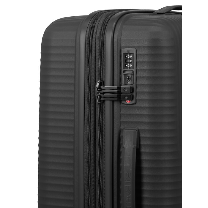 Travelite Travelite Air Stripe Medium EXP.  75-86L-3.5kg zwart