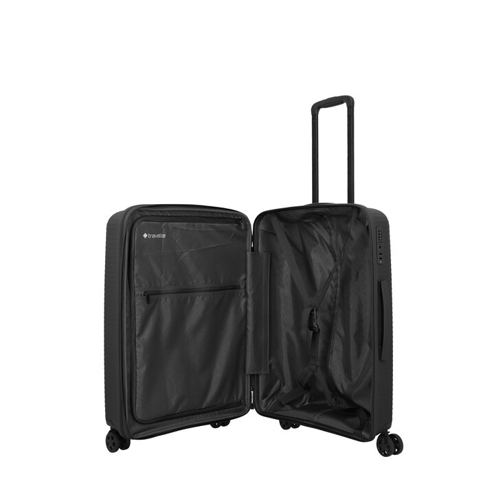 Travelite Travelite Air Stripe Medium EXP.  75-86L-3.5kg zwart