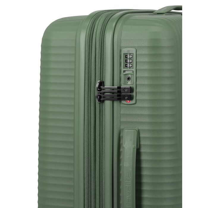 Travelite Travelite Air Stripe Medium EXP.  75-86L-3.5kg groen