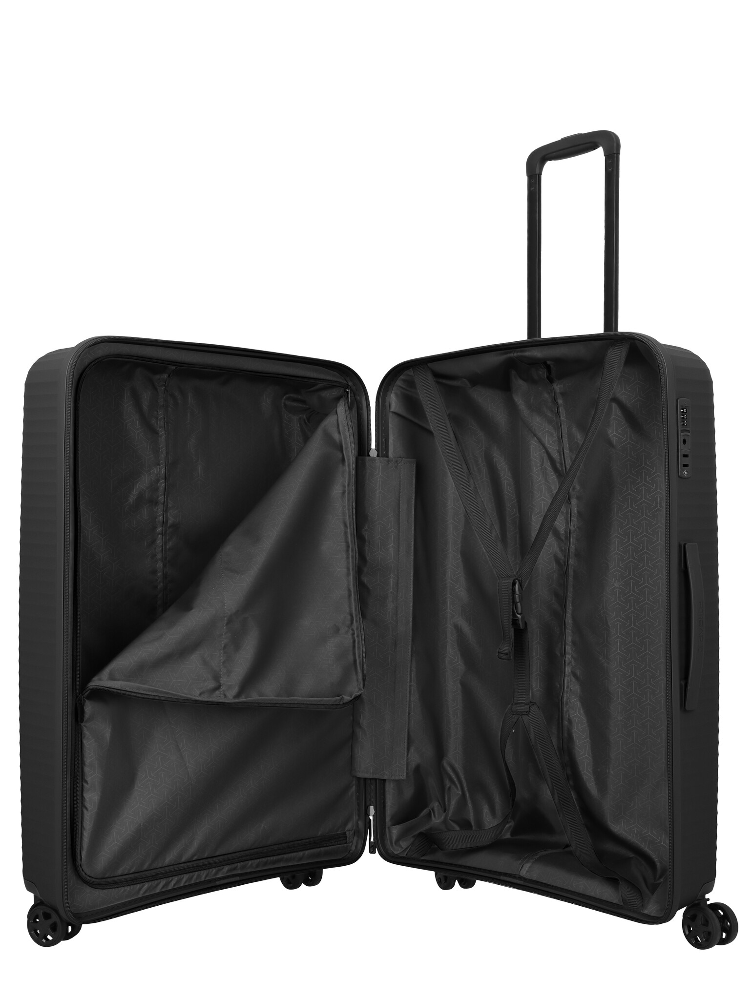 Travelite Travelite Air Stripe Large 4w trolley 104L-3.9kg zwart