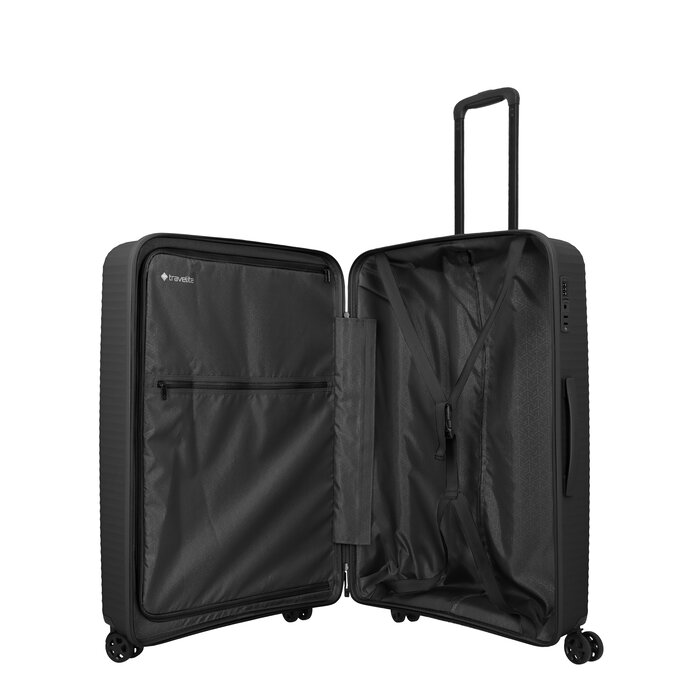 Travelite Travelite Air Stripe Large 4w trolley 104L-3.9kg zwart