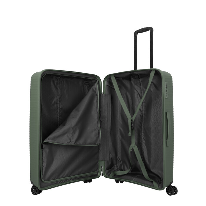 Travelite Travelite Air Stripe Large 4w trolley 104L-3.9kg groen