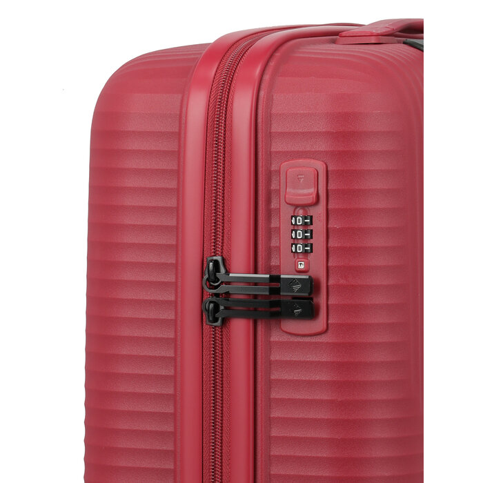 Travelite Travelite Air Stripe Small handbagage trolley 39x55x20cm rood