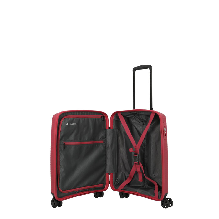 Travelite Travelite Air Stripe Small handbagage trolley 39x55x20cm rood
