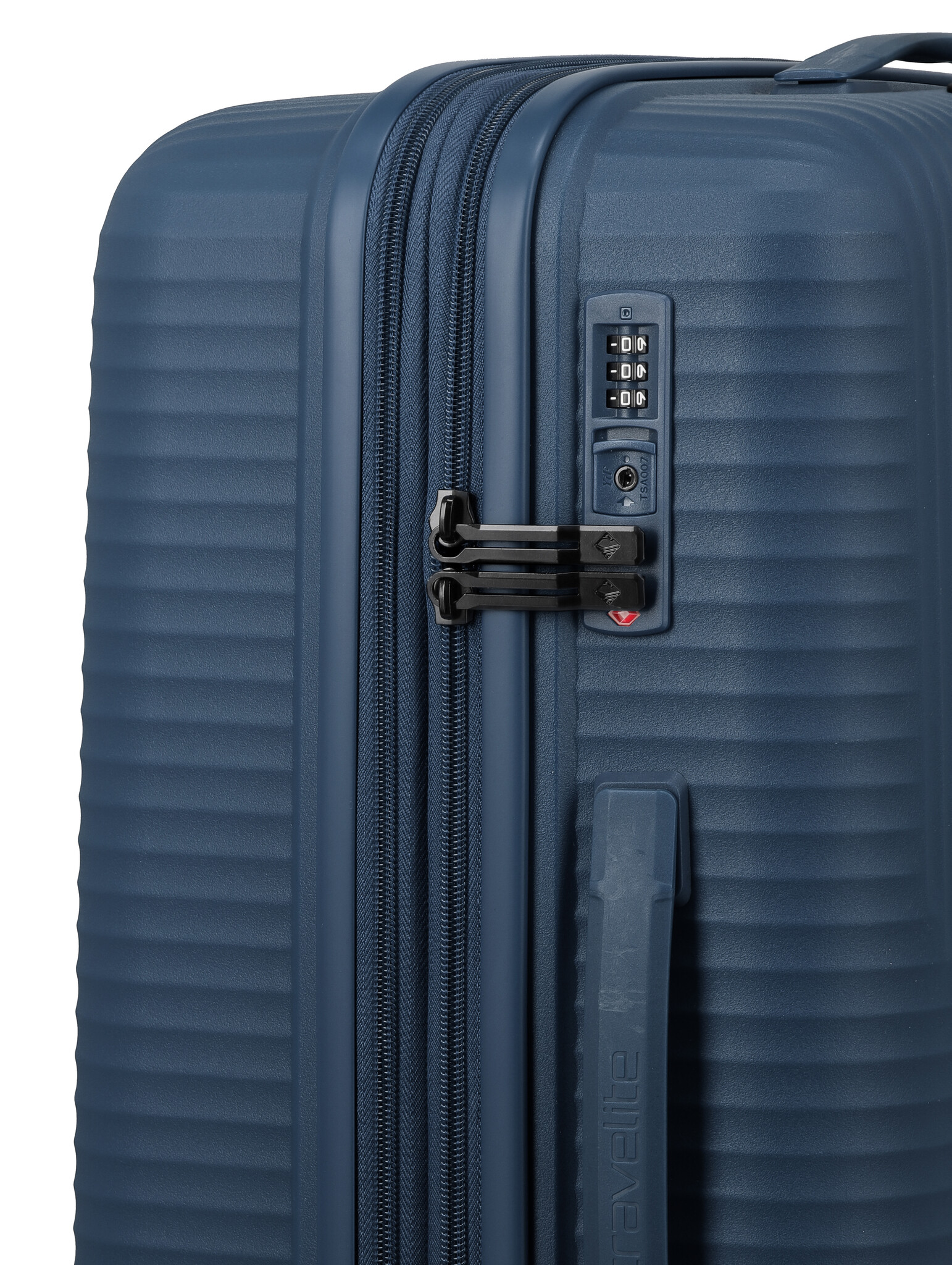 Travelite Travelite Air Stripe Medium EXP.  75-86L-3.5kg blauw